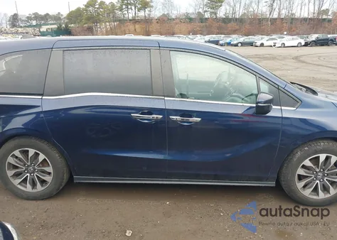 2021 Honda Odyssey Ex-L из США, поврежденный, VIN 5FNRL6H75MB041136